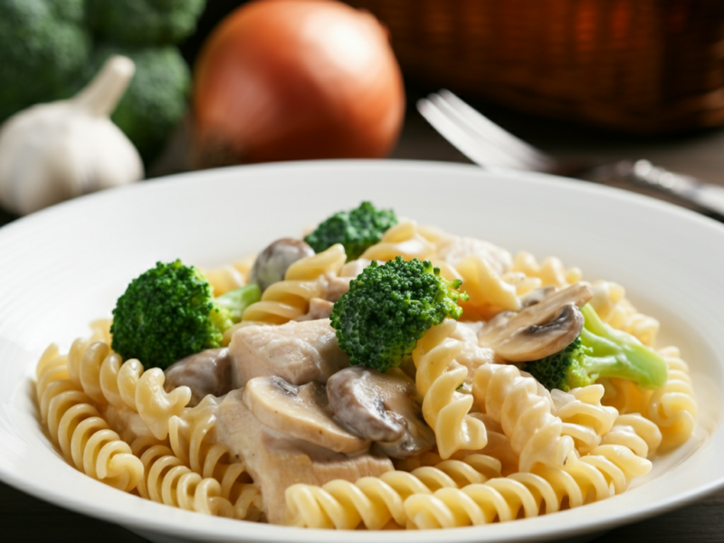 Stovetop Casserole - Chicken Mushroom Broccoli